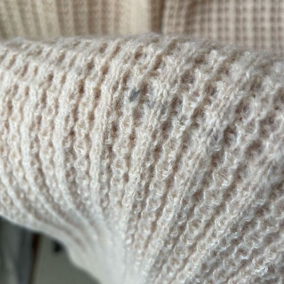 Annah Hariri Pollina Knit Pull On Flare Pants Beige XL 16 18 - Picture 4 of 7
